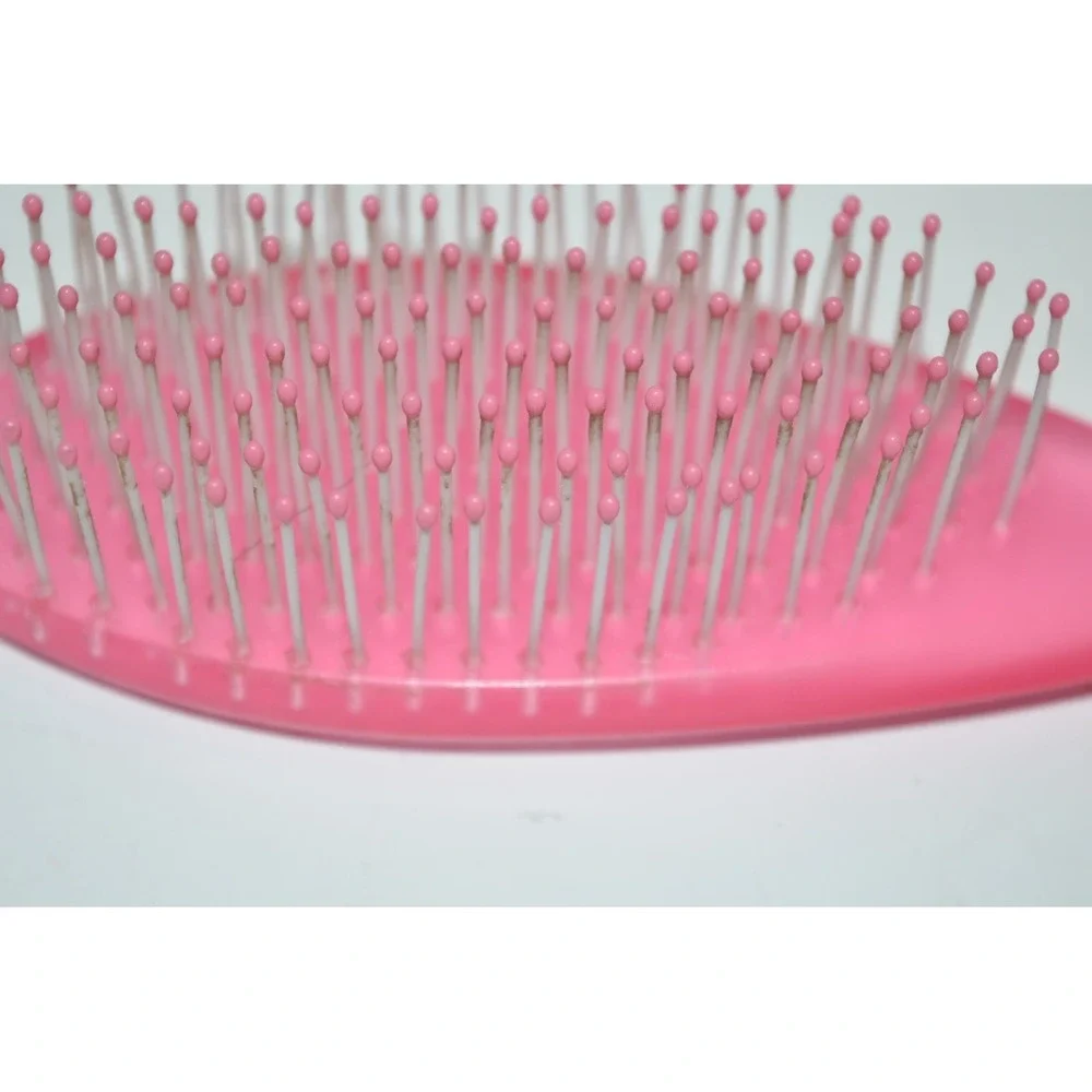 Estee Lauder Ball Tipped Small Travel Purse Plastic Hair Brush pink 7